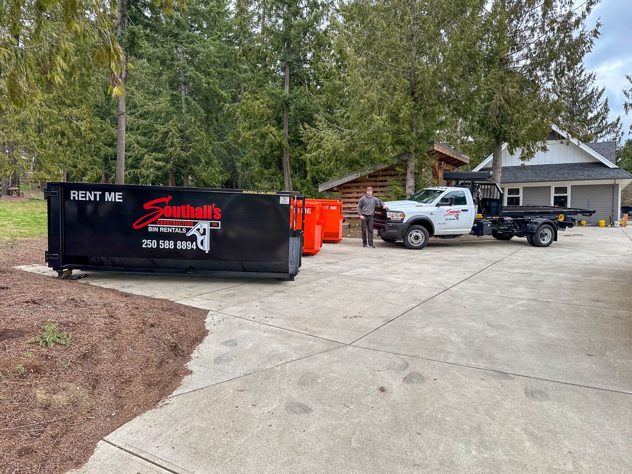 Southall Services team at work in the Cowichan Valley