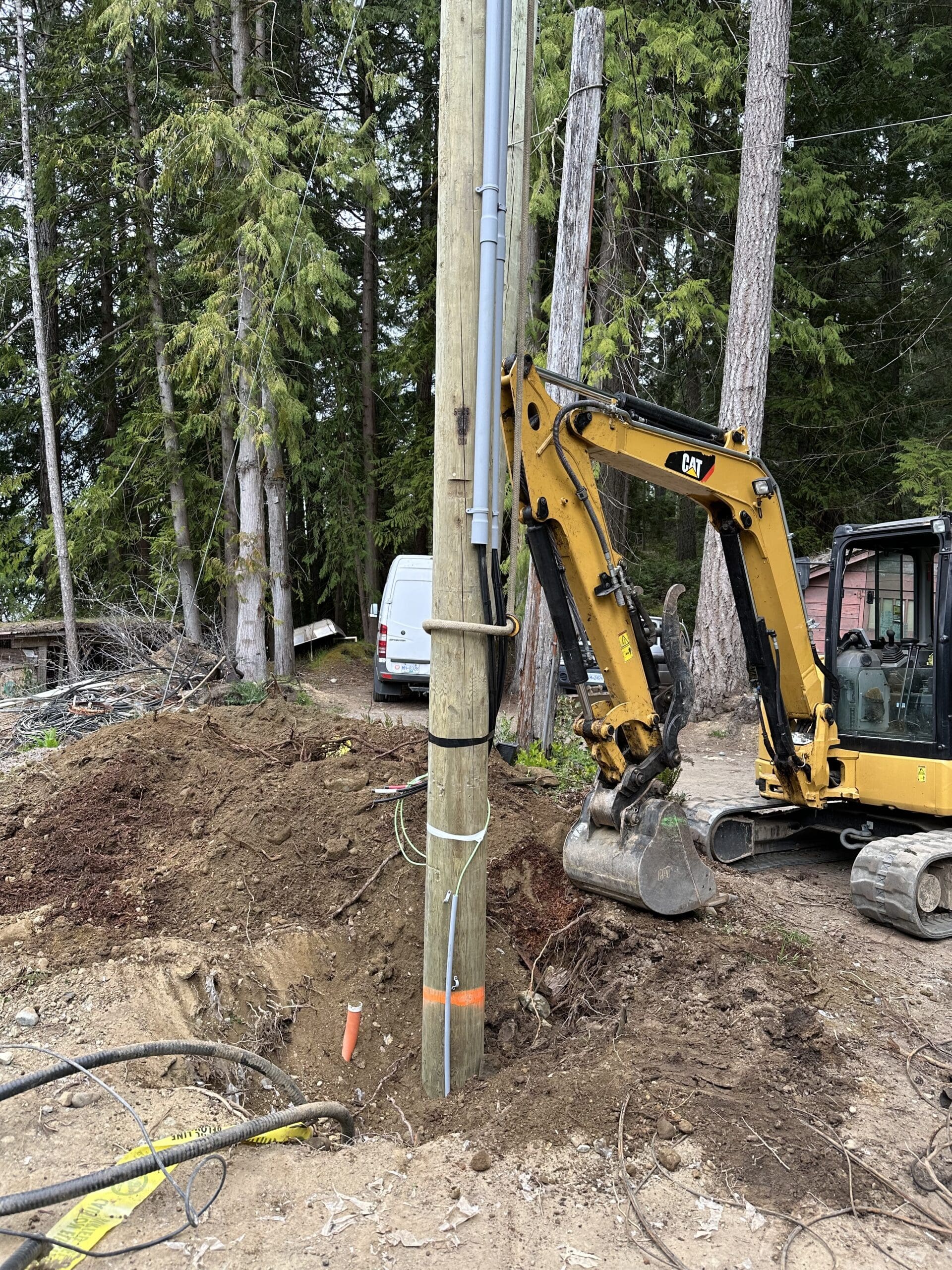 Demolition and site clearing work by Southall Services in Cowichan Valley