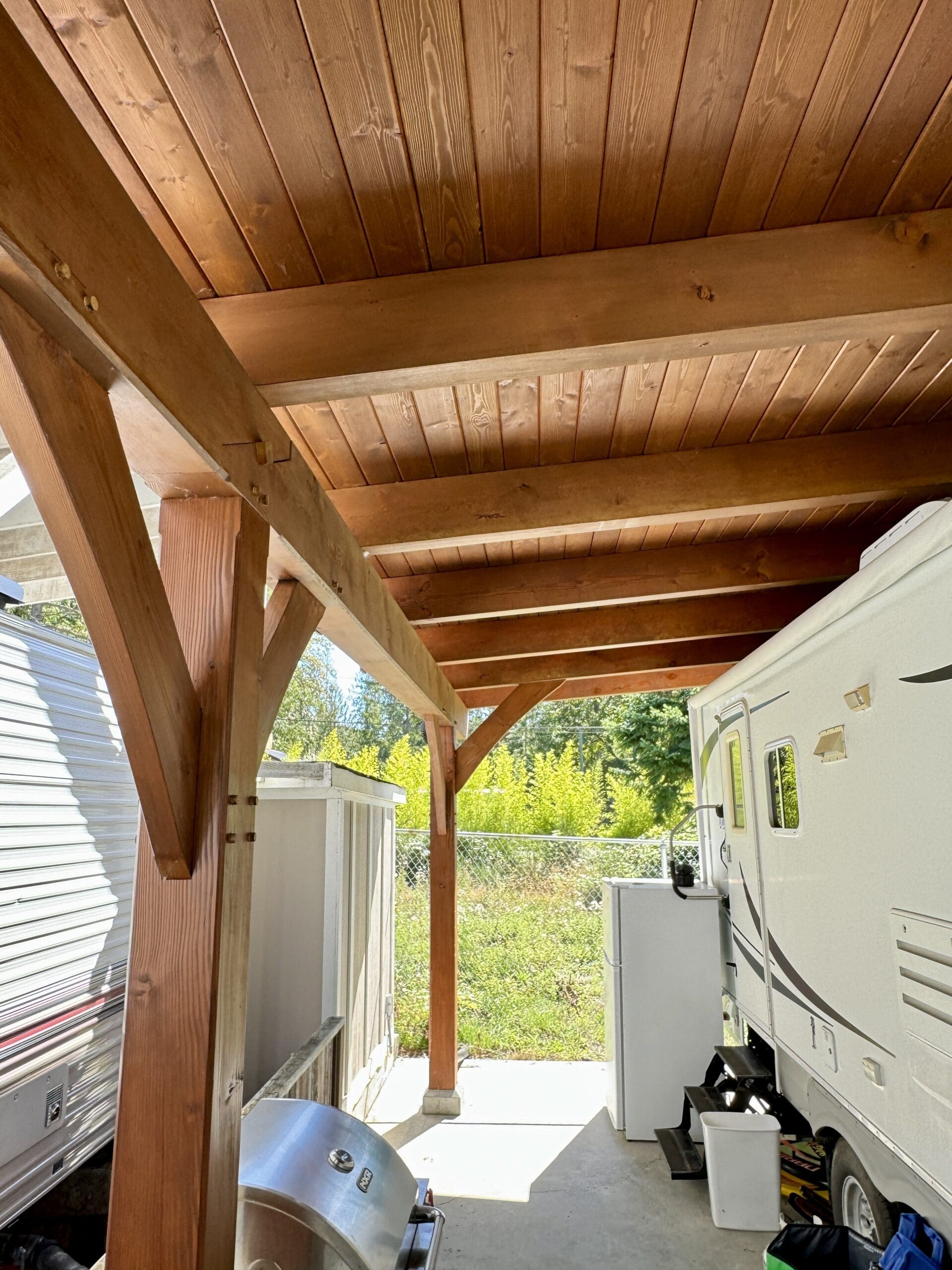 New concrete slab poured at Recreation Rd