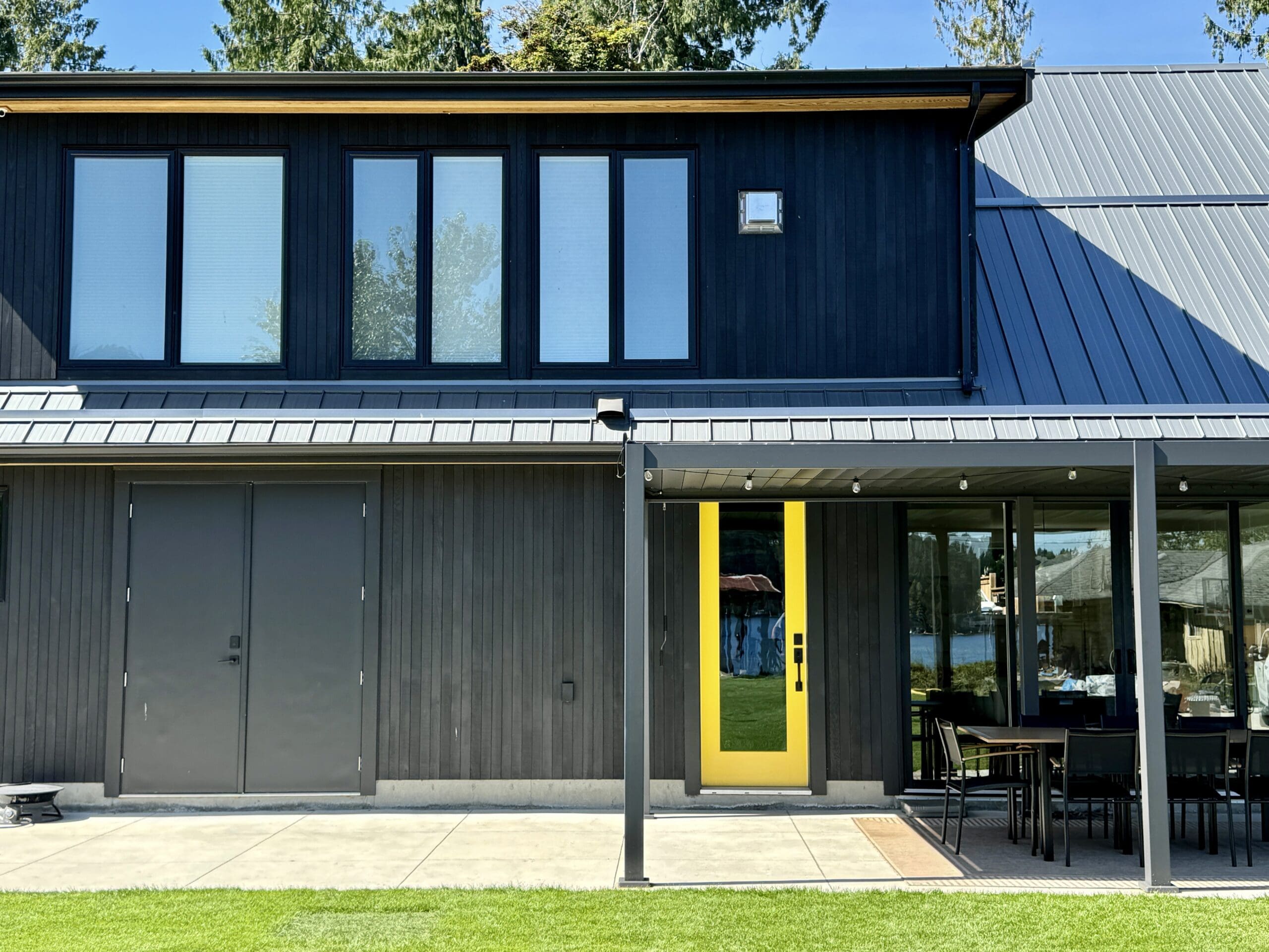 Trenching for utility services at Shawnigan Lake cabin site