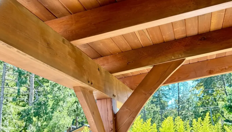 Concrete Pad & Timber Frame Cover