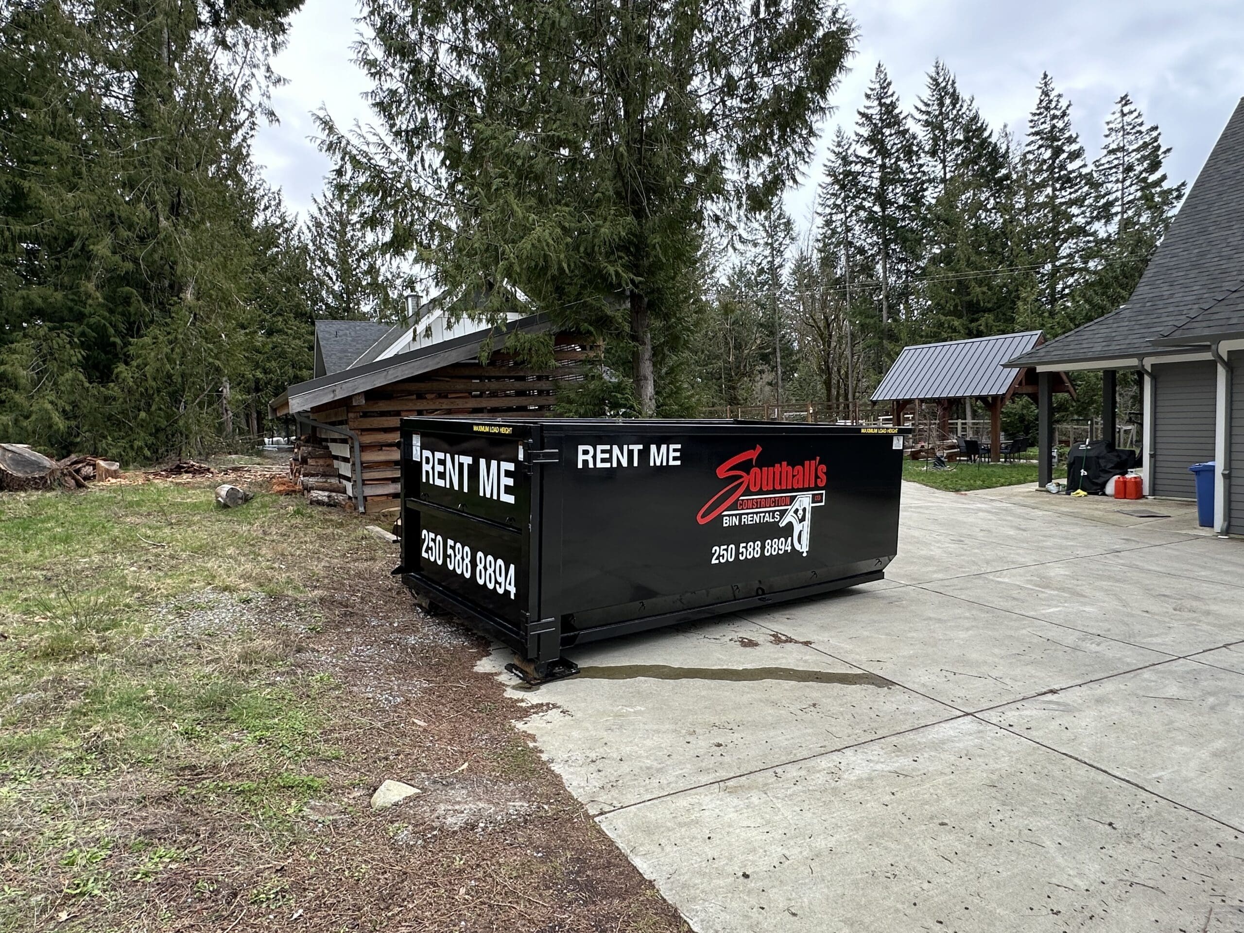bin rental in the cowichan valley vancoouver island BC